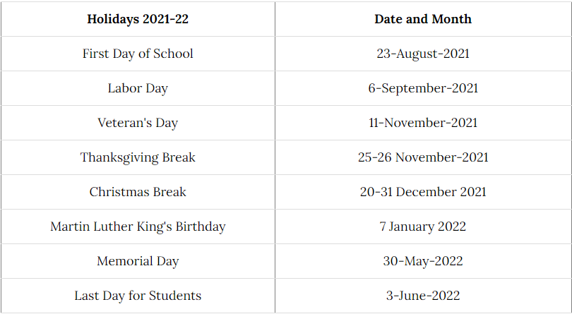 Bladen County Schools Calendar